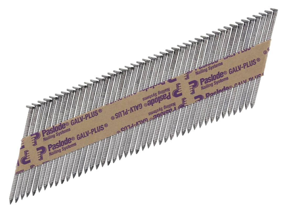 Paslode 2.8 x 51mm IM350 Ring Nails Galv-Plus® Finish Box of 3300 + 3 Fuel Cells 141204