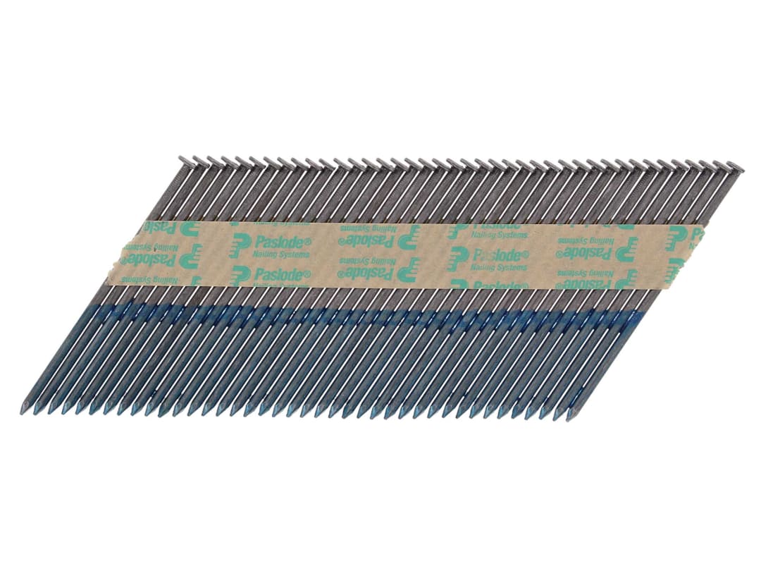 Paslode 3.1mm x 90mm IM350 Straight Shank Bright Nails 2200 - 2 x Fuel Cells 141233