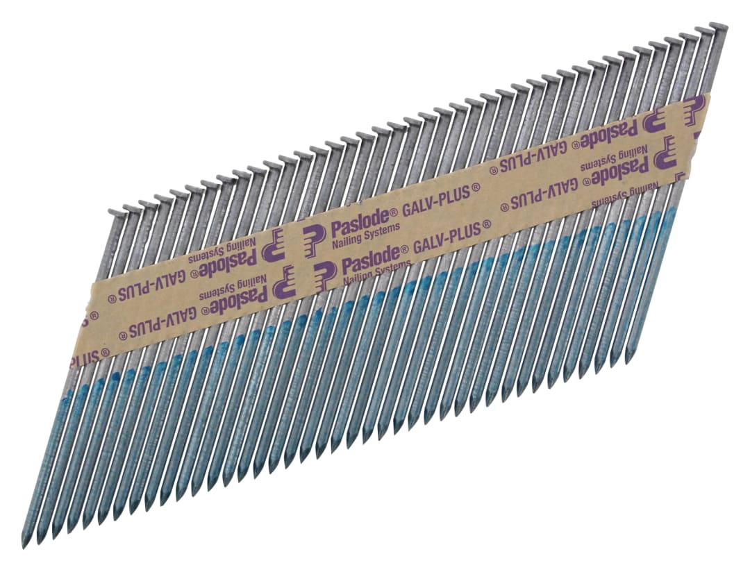 Paslode 3.1 x 90mm IM350 Smooth Nails Galv-Plus® Finish Box of 2200 + 2 Fuel Cells 141234