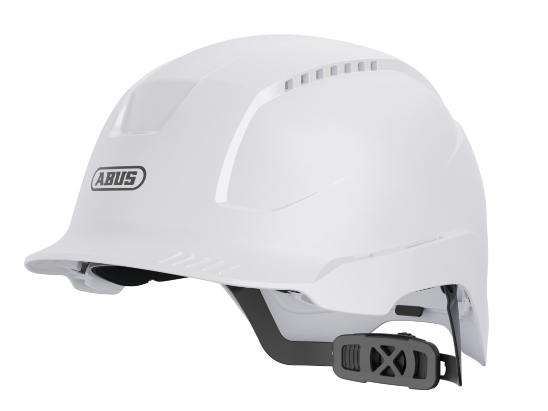 ABUS Mechanical SCATOR Vented Safety Helmet White 10038481-01
