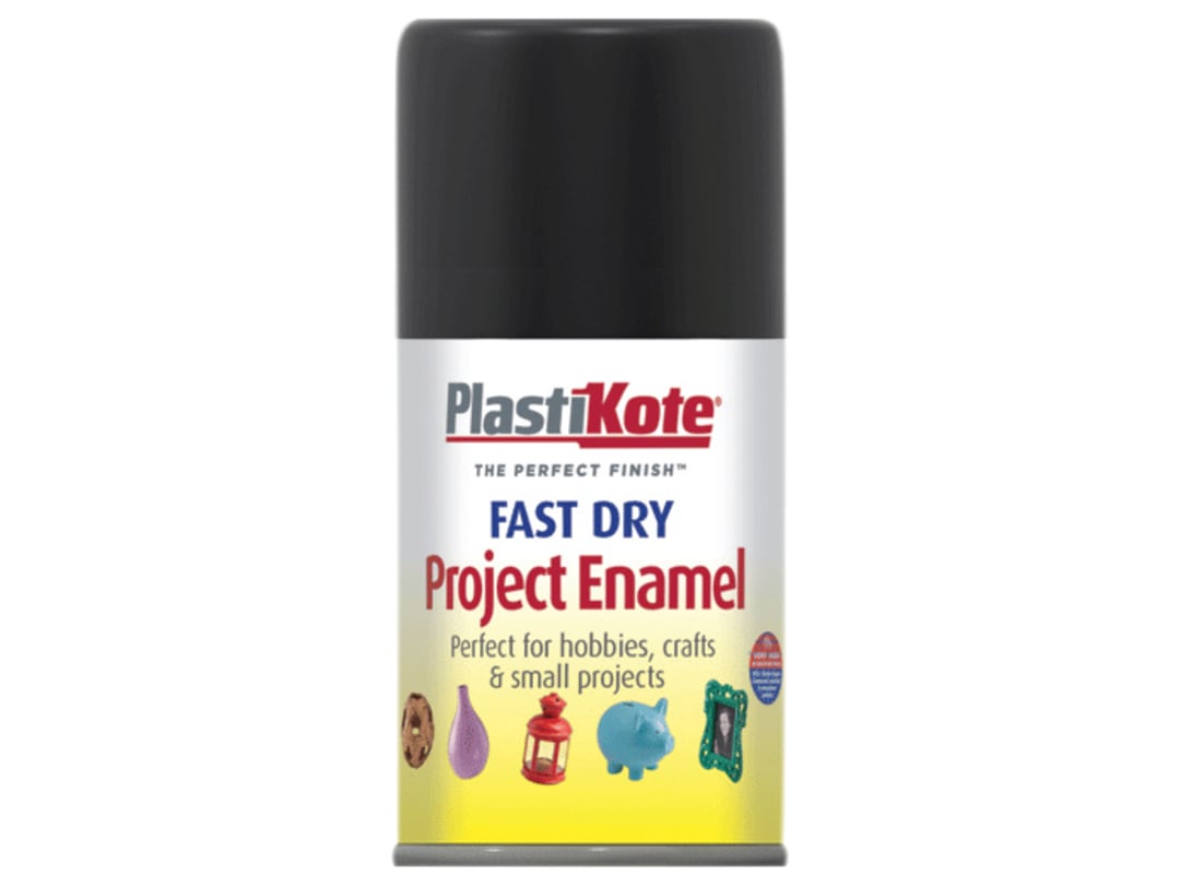 PlastiKote Aerosol Black Gloss 100ml 101S 001010