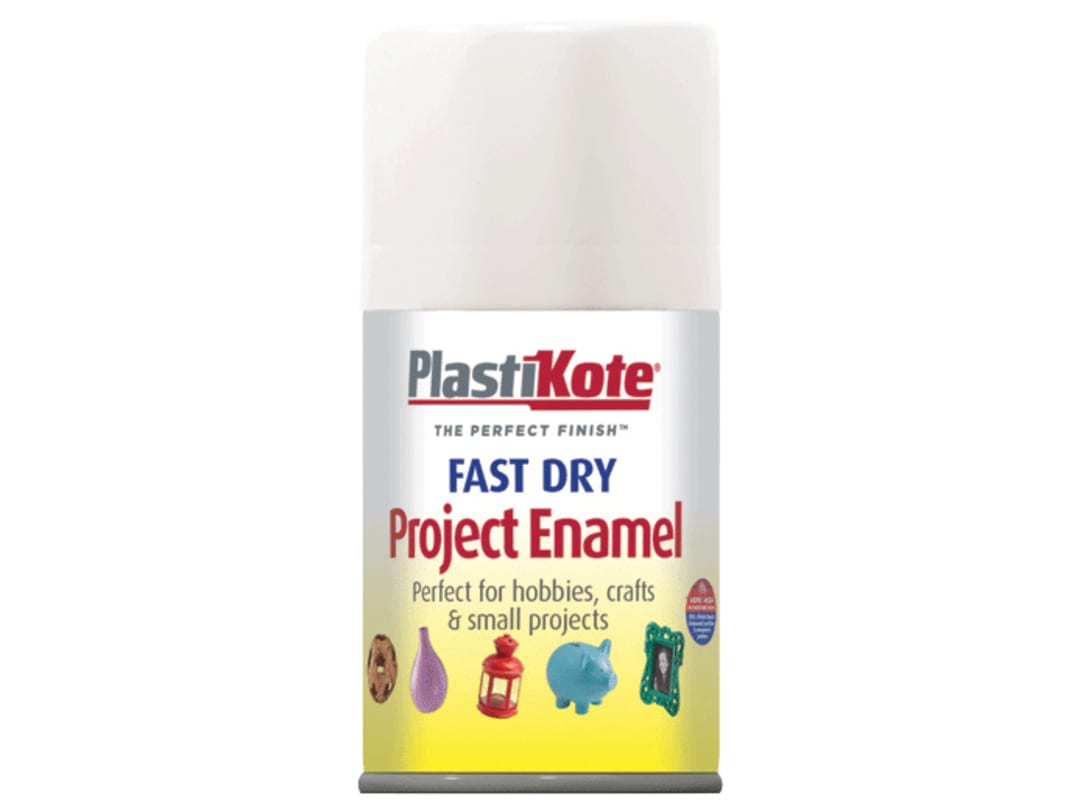 PlastiKote Aerosol White Gloss 100ml 102S 001020