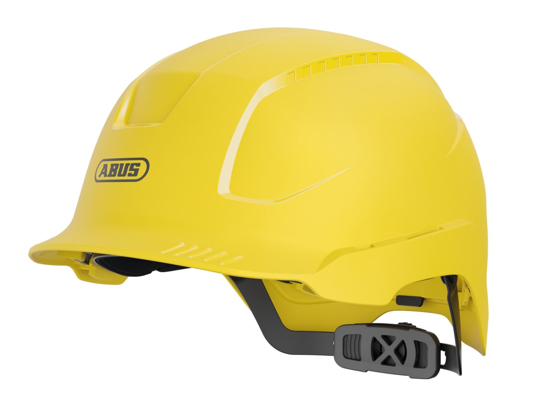 ABUS Mechanical SCATOR-E Non-vented Safety Helmet Yellow 10038483-01