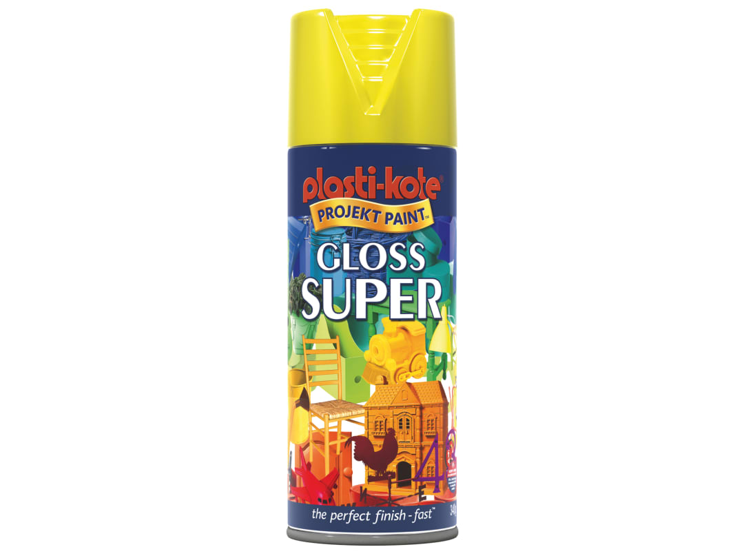 PlastiKote Super Gloss Yellow 400ml 1115 011115