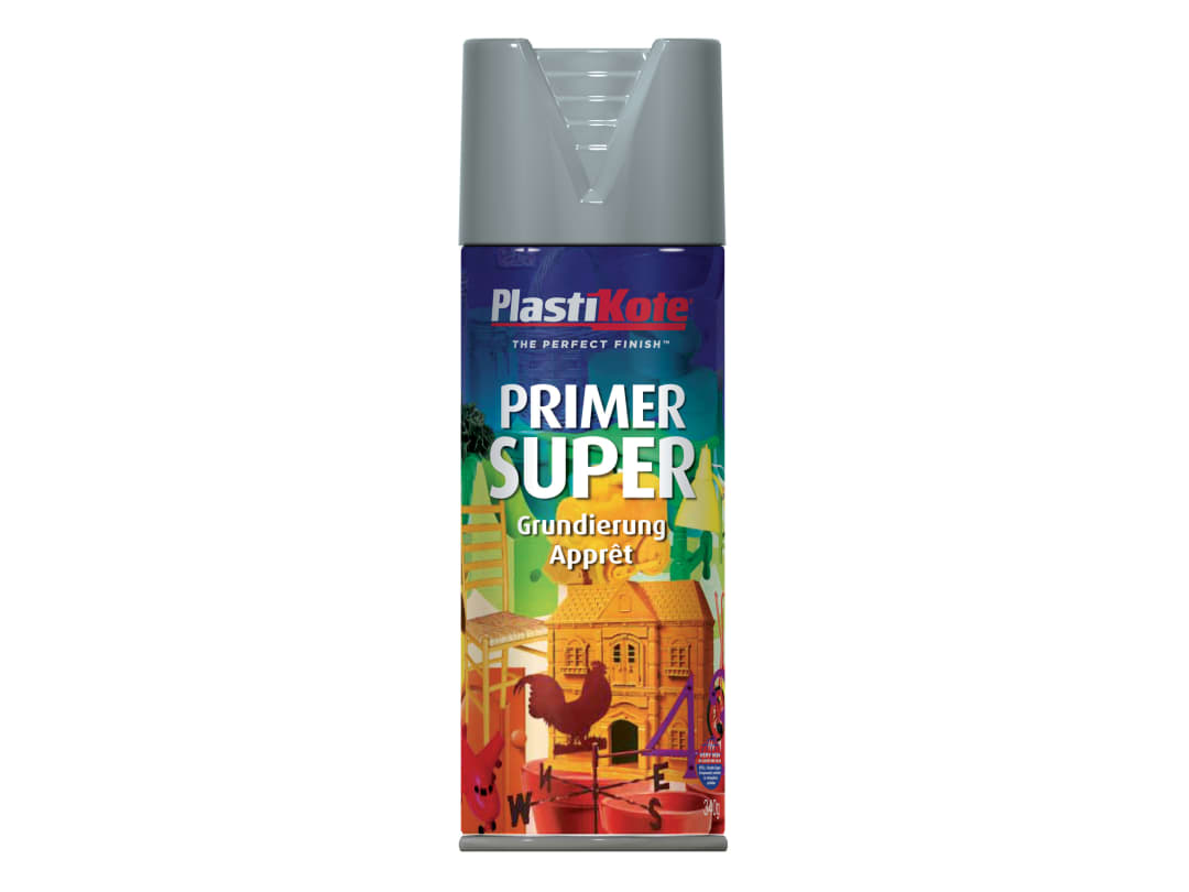 PlastiKote Super Enamel Grey Primer 400ml 1148 011148