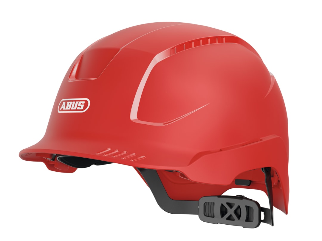 ABUS Mechanical SCATOR-E Non-vented Safety Helmet Red 10038484-01