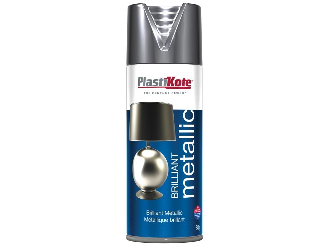PlastiKote Brilliant Metallic Silver 400ml 161 440161