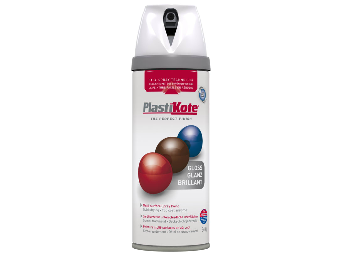 PlastiKote Premium Gloss White 400ml 21102 021102