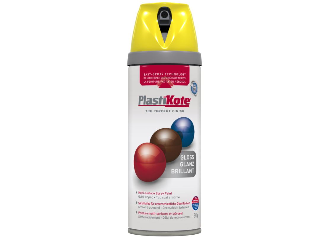 PlastiKote Premium Gloss New Yellow 400ml 21104 021104