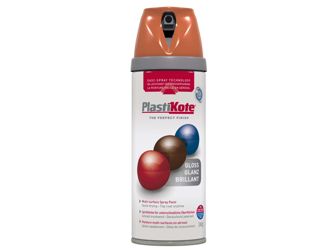 PlastiKote Premium Gloss Orange 400ml 21106 021106