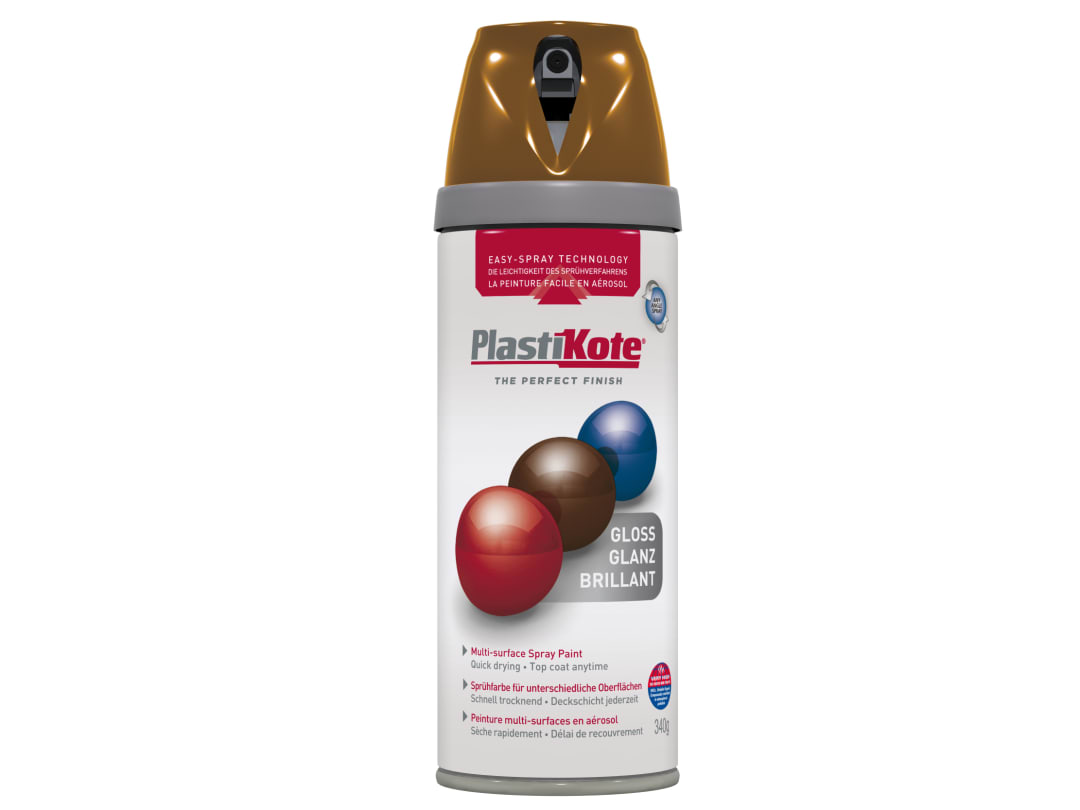 PlastiKote Premium Gloss Chestnut Brown 400ml 21108 021108