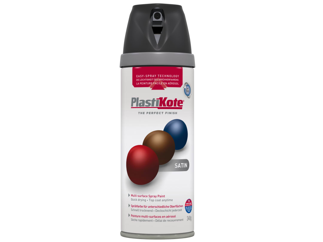 PlastiKote Premium Satin Black 400ml 22100 022100