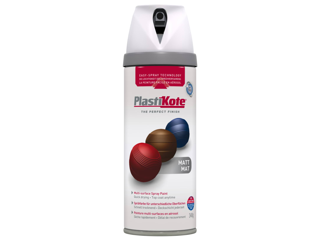 PlastiKote Premium Matt White 400ml 23100 023100