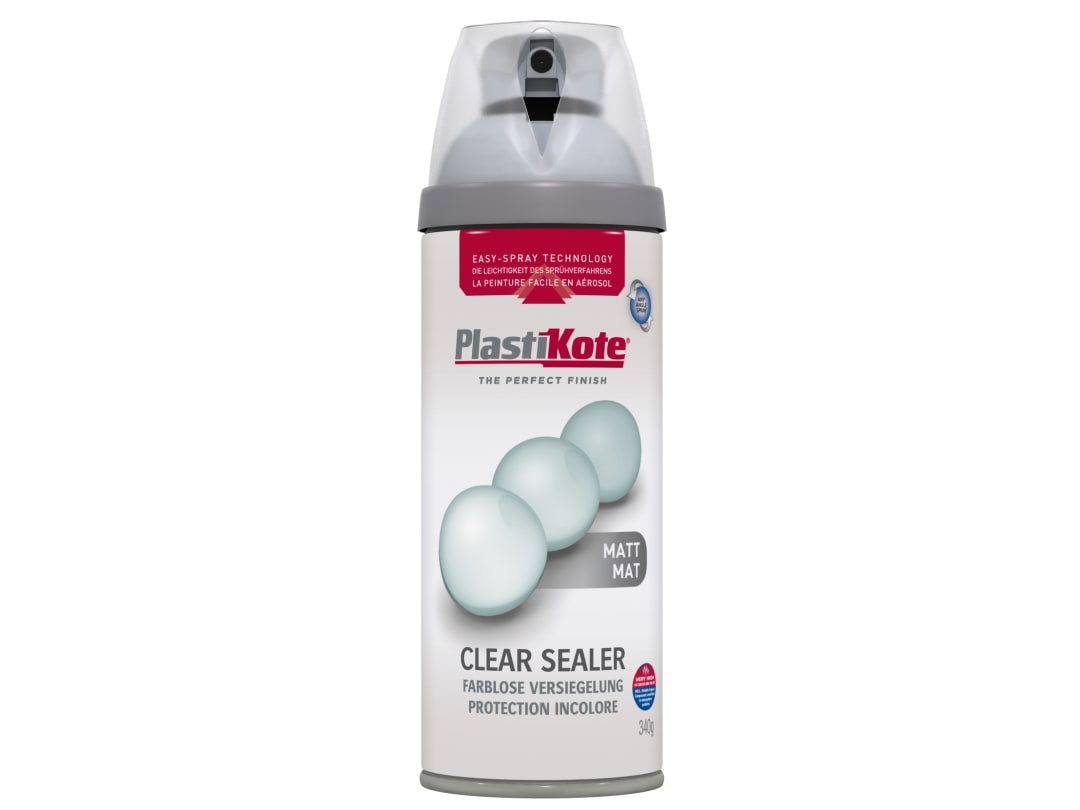 PlastiKote Premium Acrylic Matt Clear 400ml 24002 024002