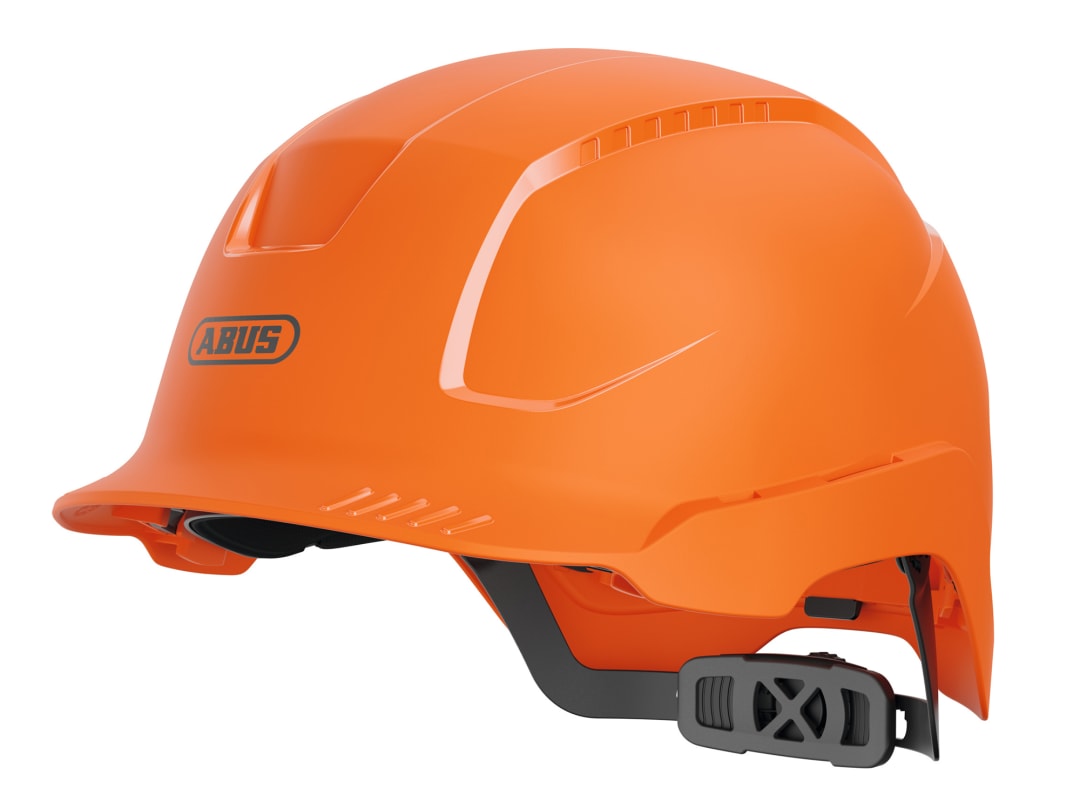 ABUS Mechanical SCATOR-E Non-vented Safety Helmet Orange 10041398-01