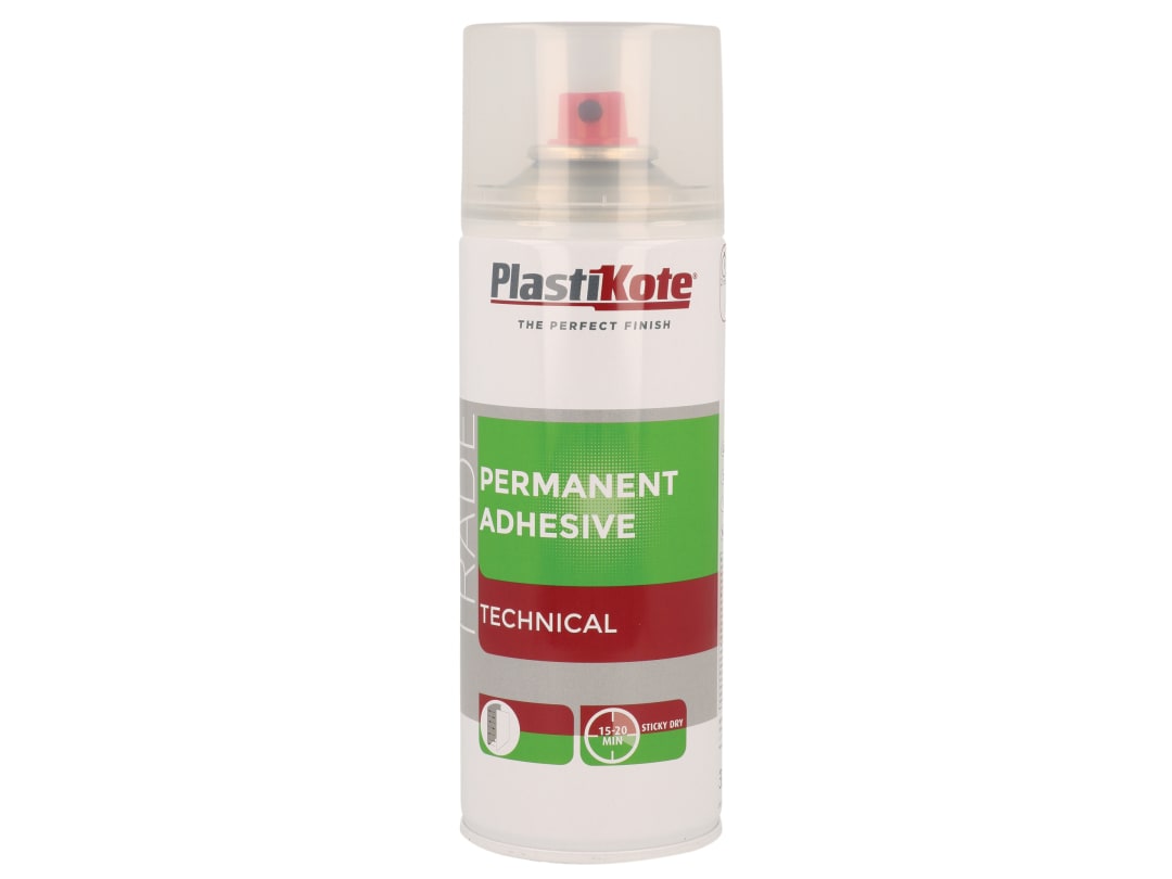 PlastiKote Trade Permanent Spray Adhesive 400ml 071029