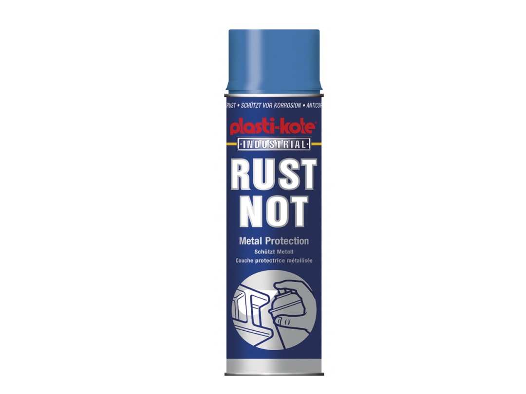 PlastiKote Rust Not Spray Gloss White 500ml 447781