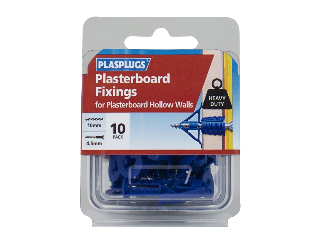 Plasplugs Plasterboard Fixings Heavy Duty x 10 HCF110 HCF110