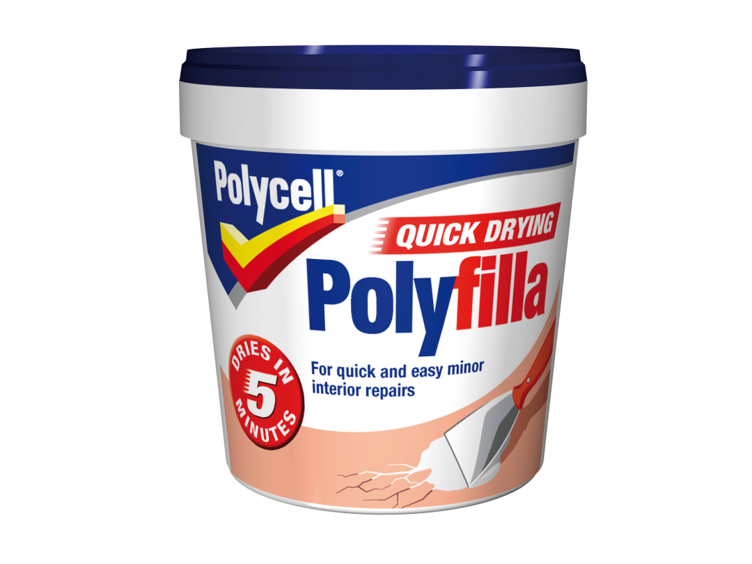 Polycell Multipurpose Quick Drying Polyfilla Tub 1kg 5092999