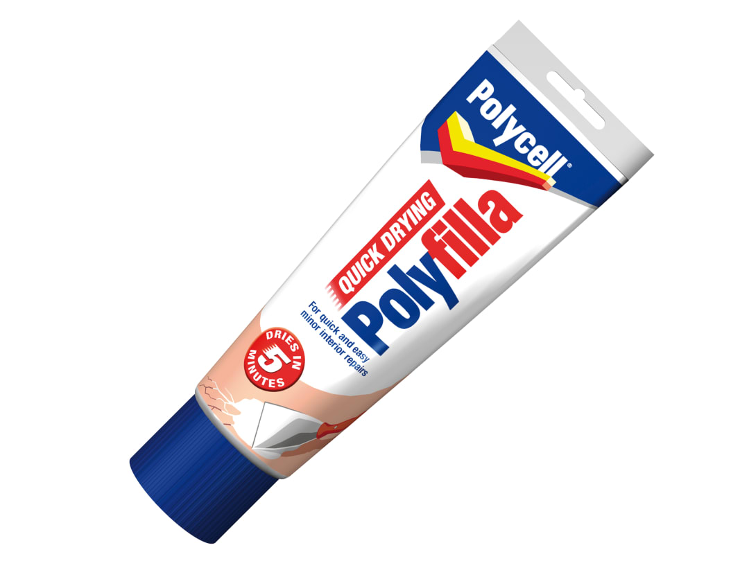 Polycell Quick Drying Polyfilla 330g Tube 5084948