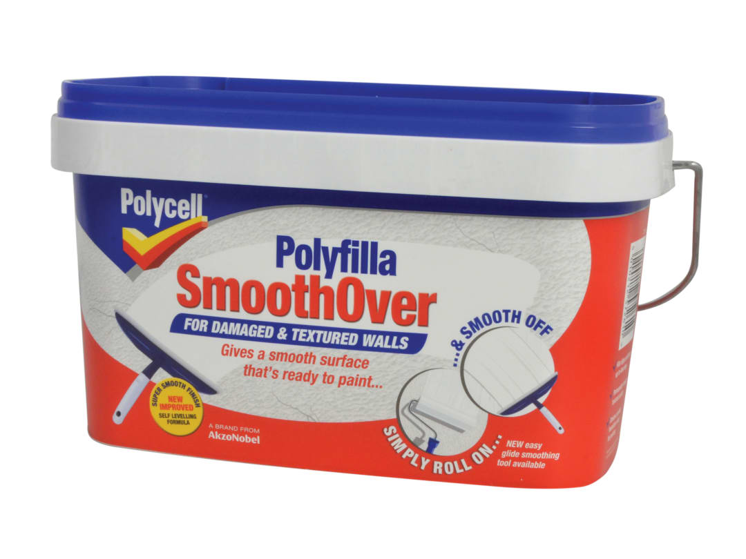 Polycell SmoothOver Damaged / Textured Walls 2.5 litre 5190661