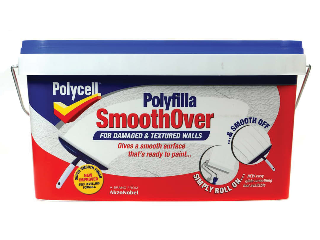 Polycell SmoothOver Damaged / Textured Walls 5 litre 5190662