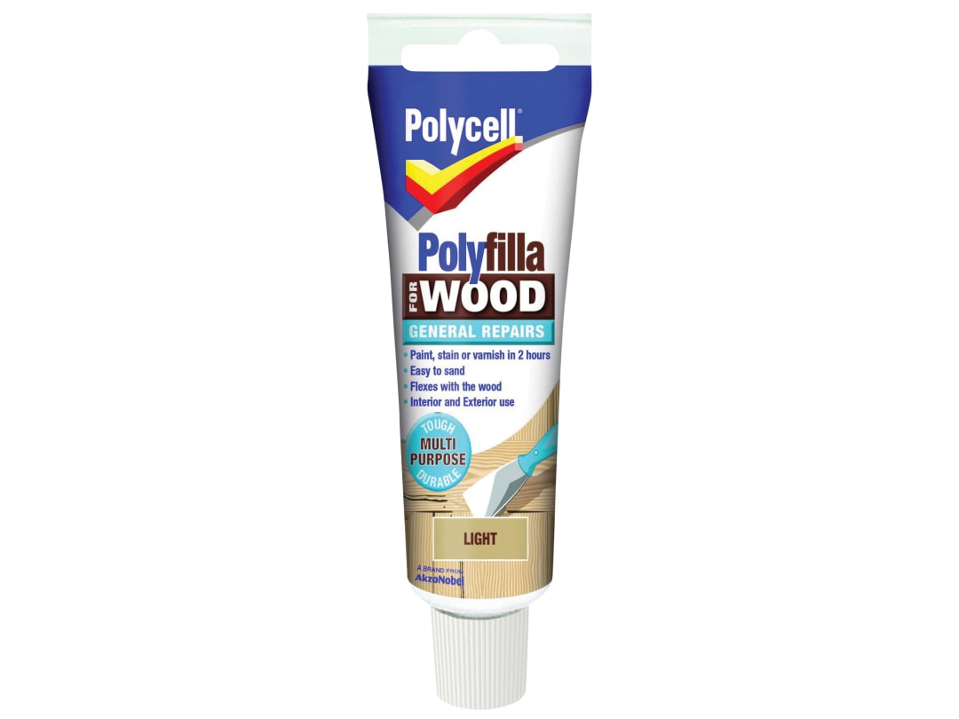 Polycell Polyfilla For Wood General Repairs Tube Light 330g 5207190