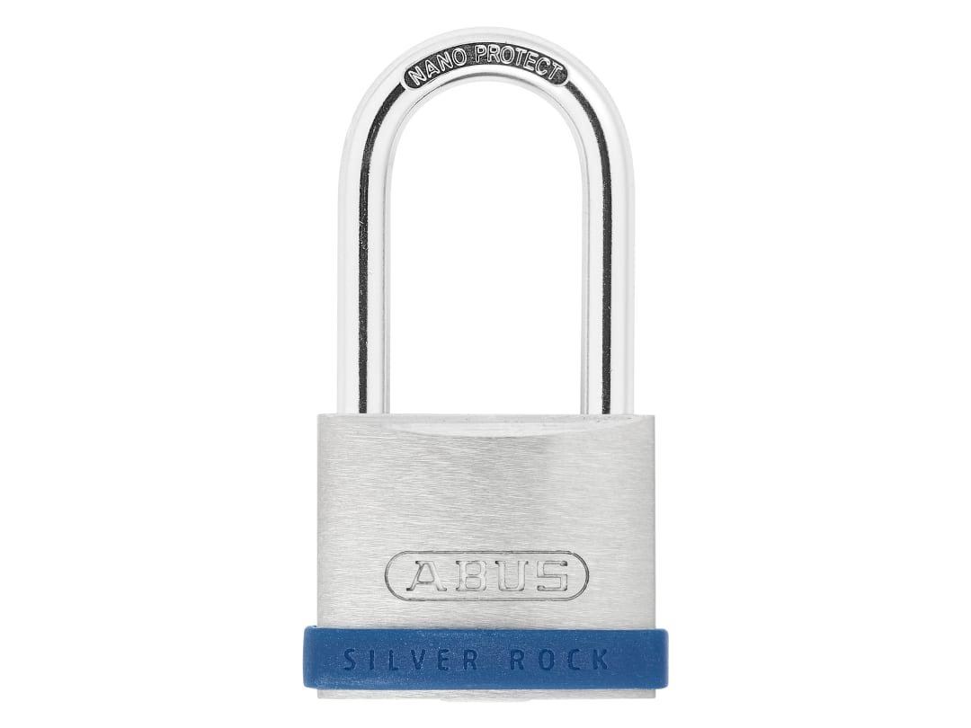 ABUS Mechanical 40mm Silver Rock™ 5 Padlock Long Shackle 40mm 10080885-01
