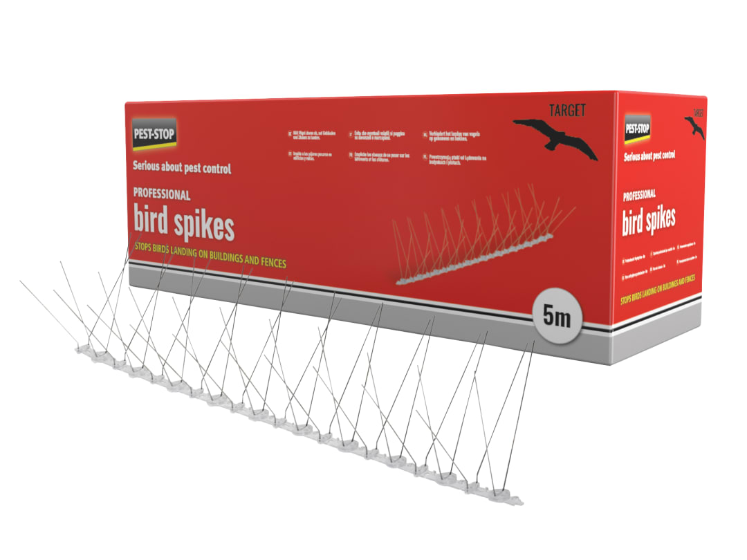 Pest-Stop (Pelsis Group) Professional Bird Spikes 50cm Metal Strips (Pack 10) PSPBS10