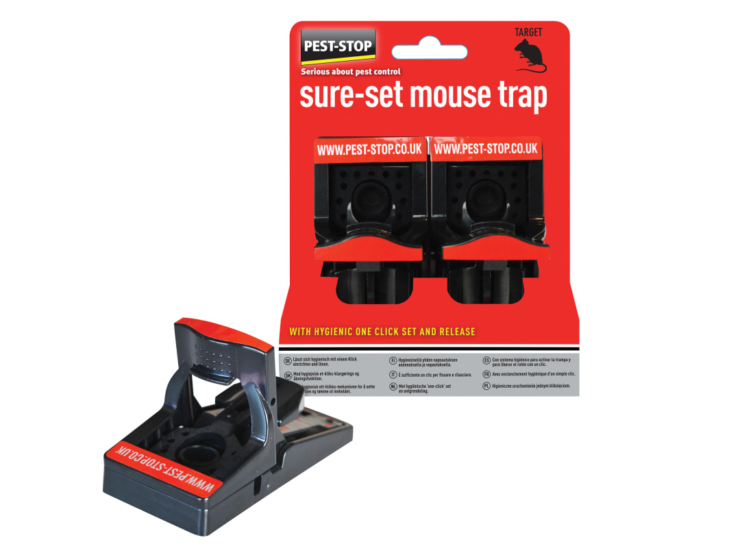 Pest-Stop (Pelsis Group) Sure-Set Mouse Trap Plastic x 2 PSSPT PSSPT