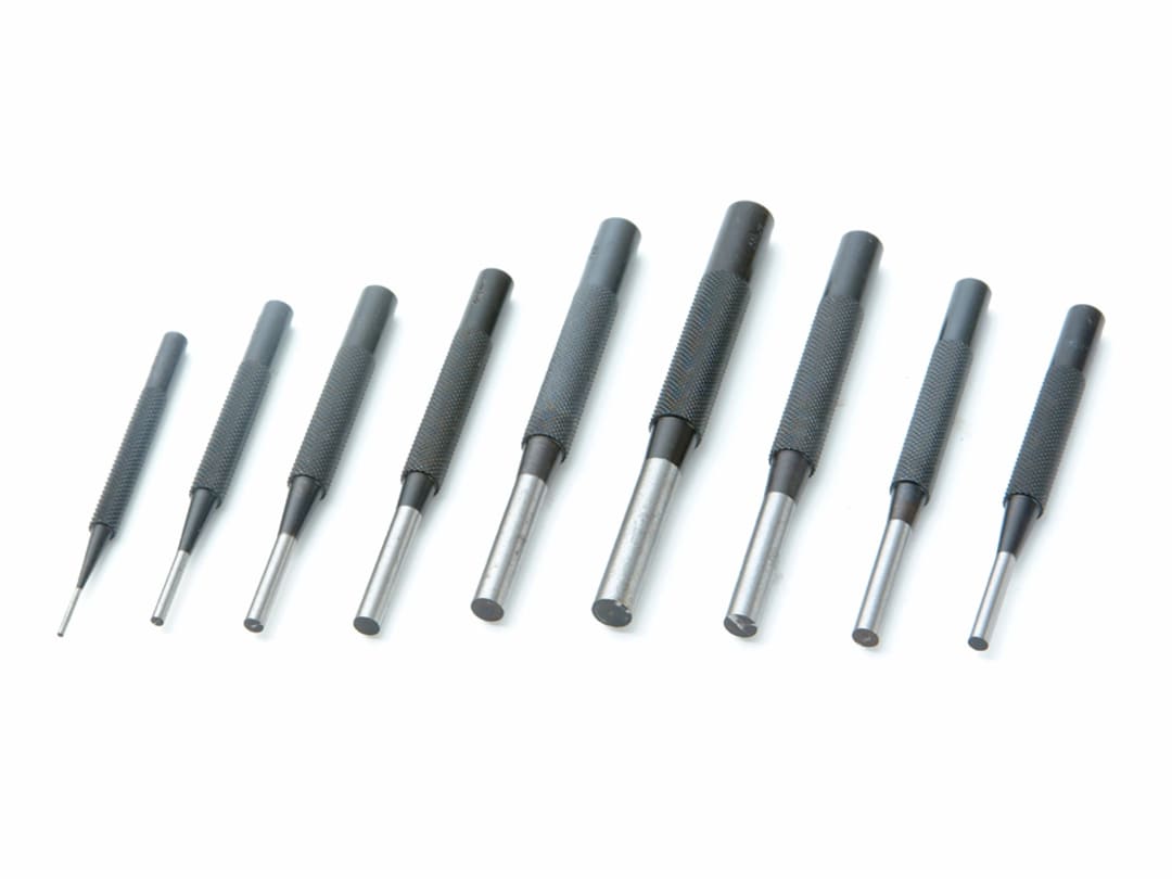 Priory 135-S9 Parrallel Pin Punches in Wallet Set 9 Piece PRI135S9