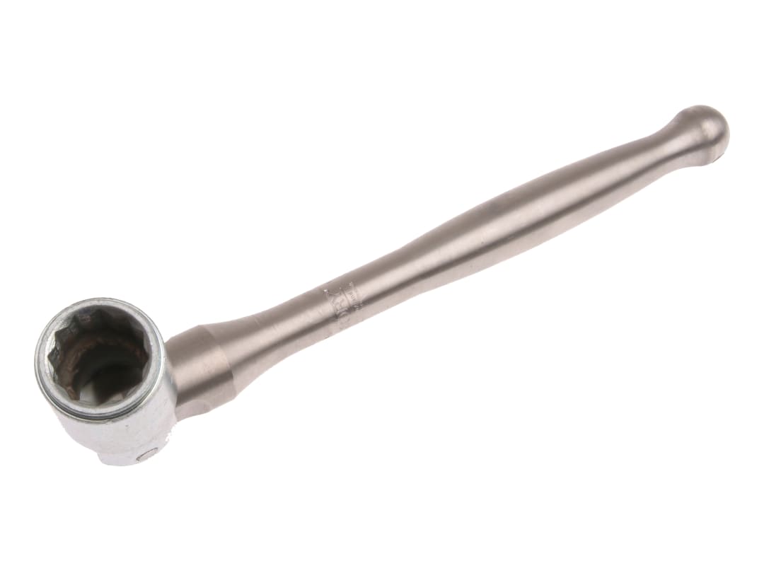 Priory 380B Scaffold Spanner Stainless Steel Bi-Hex 7/16W Poker Handle PRI380B716TAG