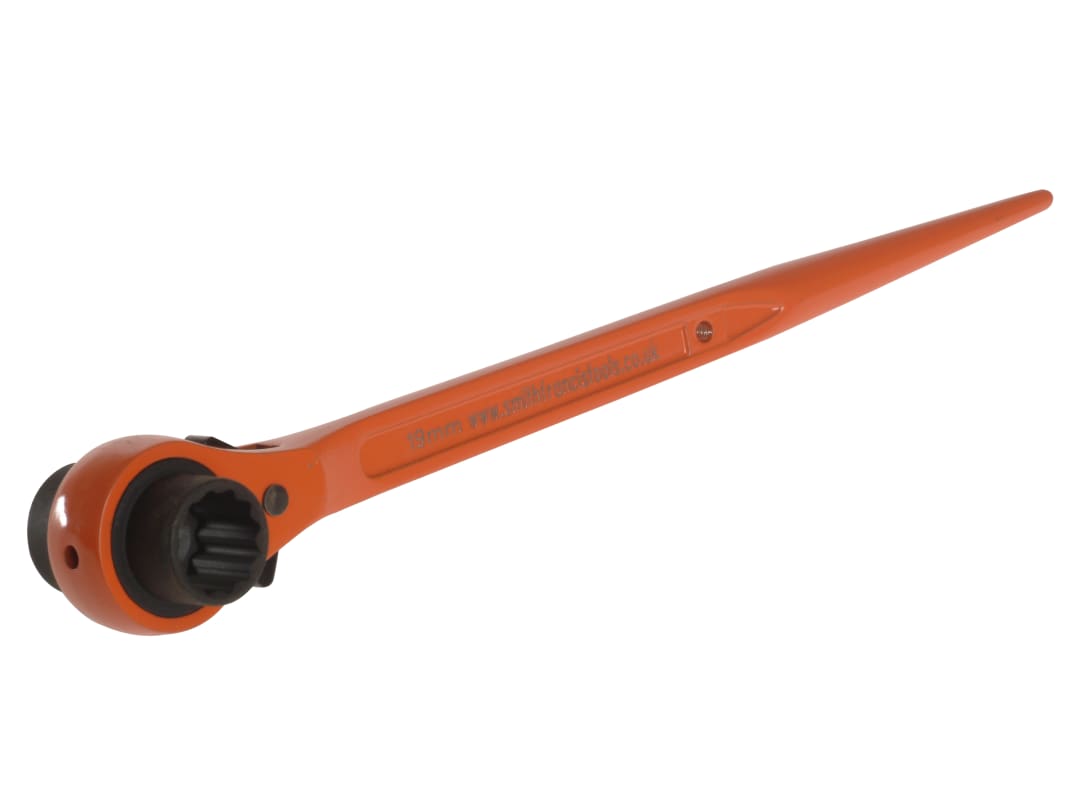 Priory 603 Reversible Ratchet Spanner Podger 19 x 21mm Hi-Vis PRI603TAG