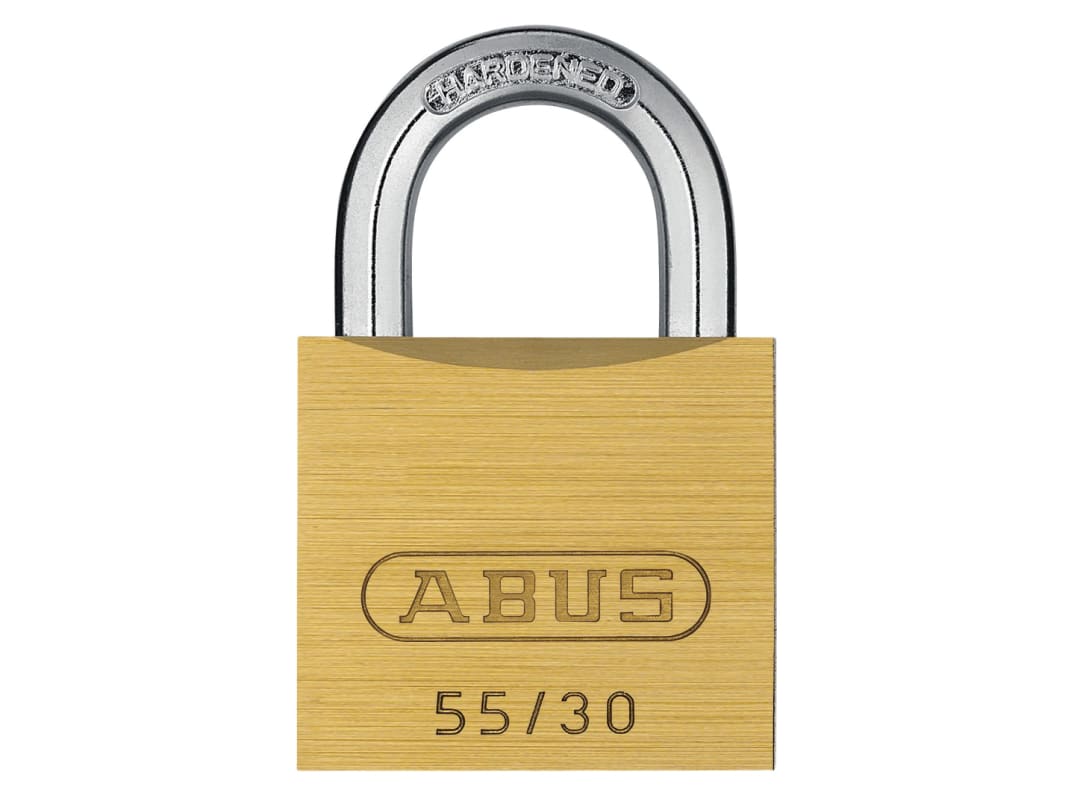 ABUS Mechanical 55/30mm Brass Padlock Carded 10035074-01