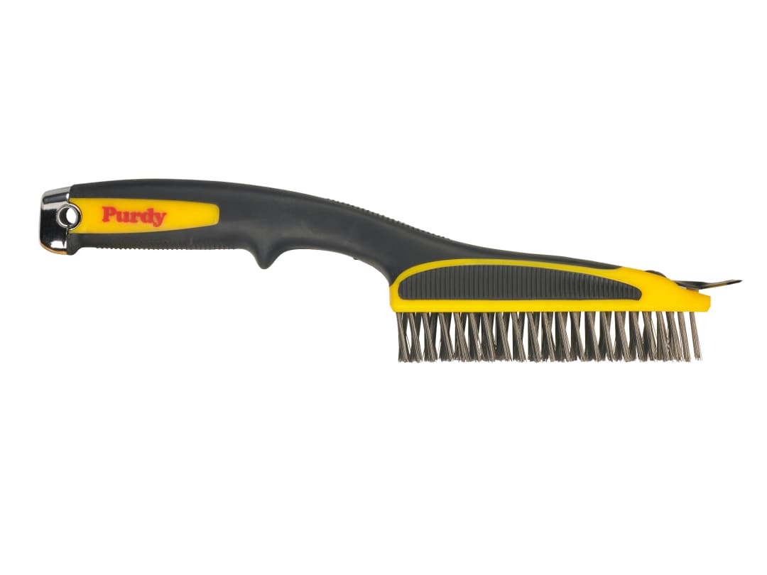 Purdy® Short Handled Wire Brush 11in 140910100