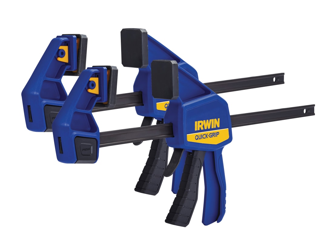 IRWIN® Quick-Grip® Quick-Change™ Medium-Duty Bar Clamp 300mm (12in) (Twin Pack) T5122QC