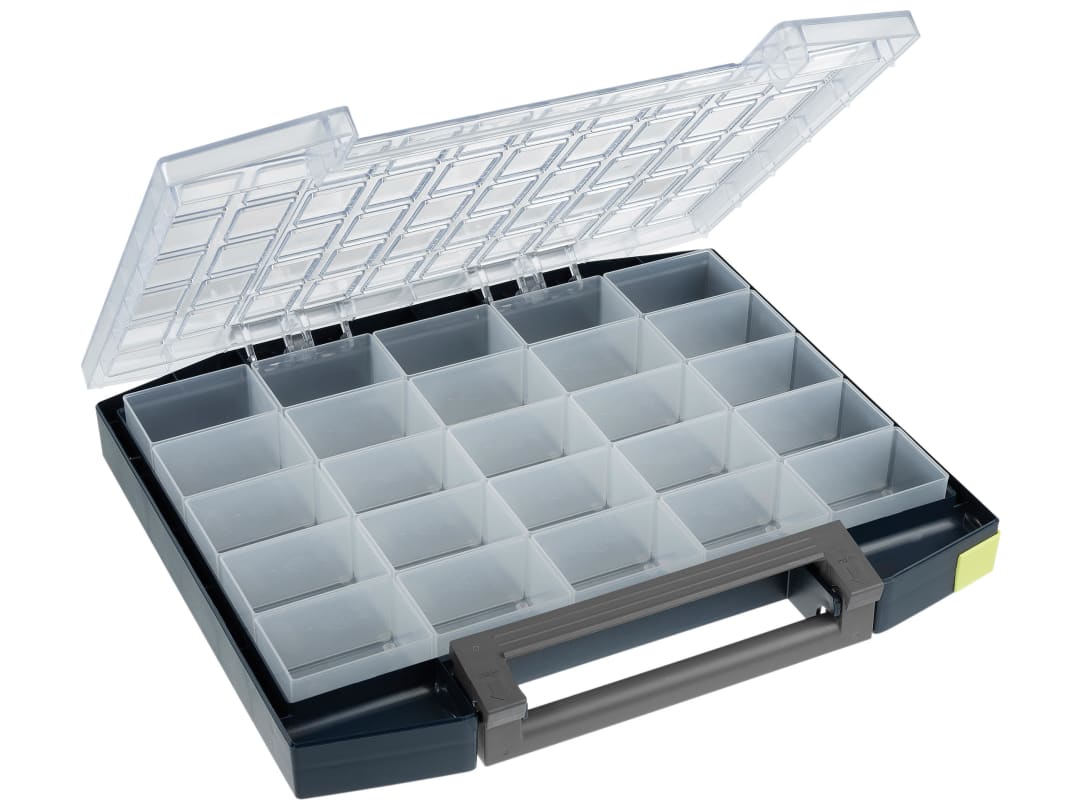 Raaco Boxxser 55 5x10 Pro Organiser Case 25 Inserts 134873