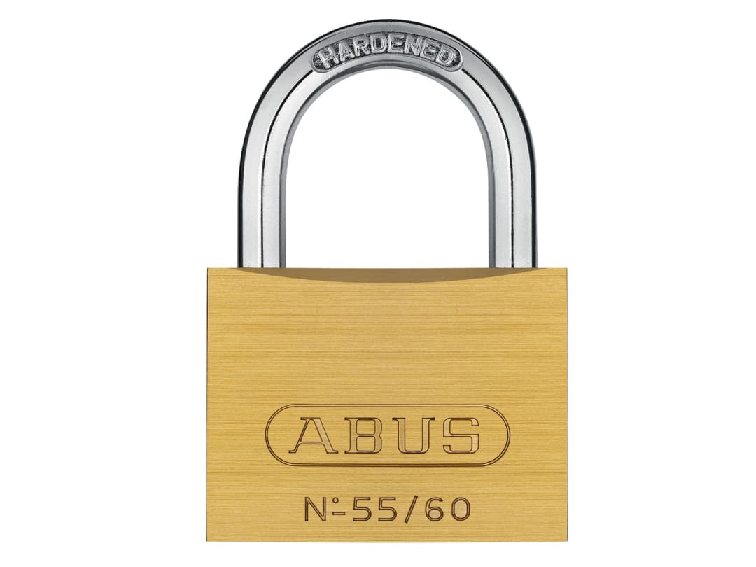 ABUS Mechanical 55/60mm Brass Padlock Carded 10035086-01