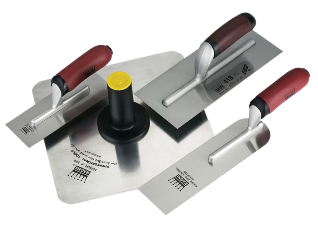 Ragni RP1027 Plasterer's Trowel & Hawk 4 Piece RP1027