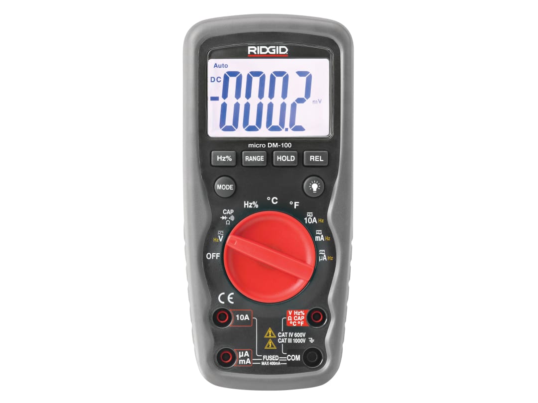 Ridgid DM-100 Micro Digital Multimeter 37423 37423
