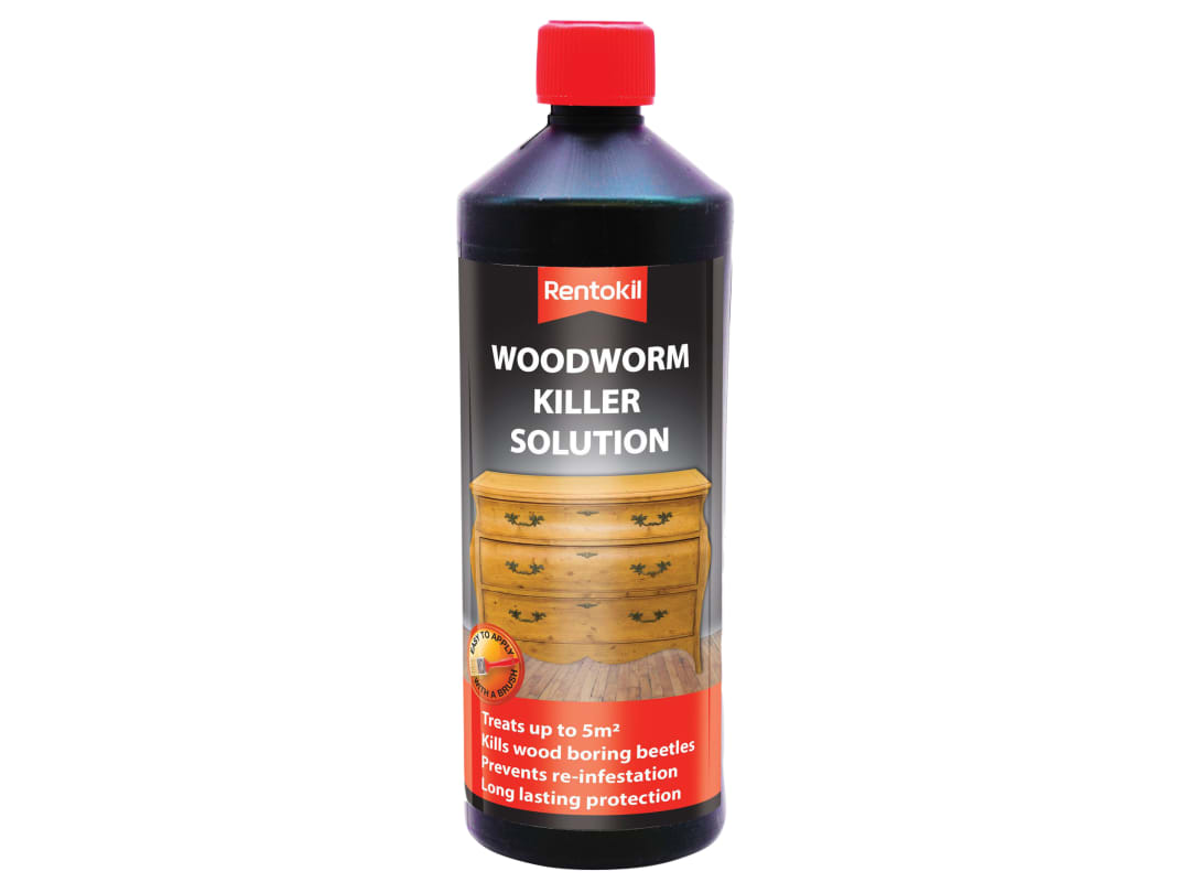 Rentokil Woodworm Killer Solution 1L PSW104 PSW104