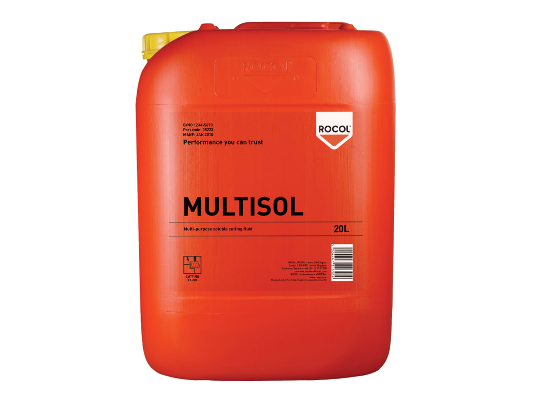 ROCOL MULTISOL Water Mix Cutting Fluid 20 litre 35223