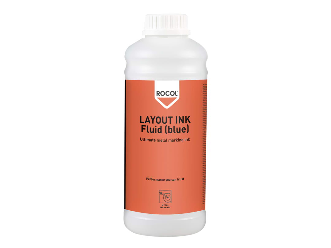 ROCOL LAYOUT INK Fluid Blue 1 litre 57034