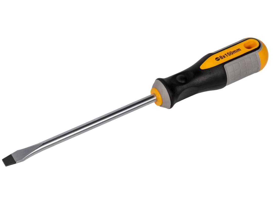 Roughneck Screwdriver Slotted Flared 8.0 x 150mm 22-116