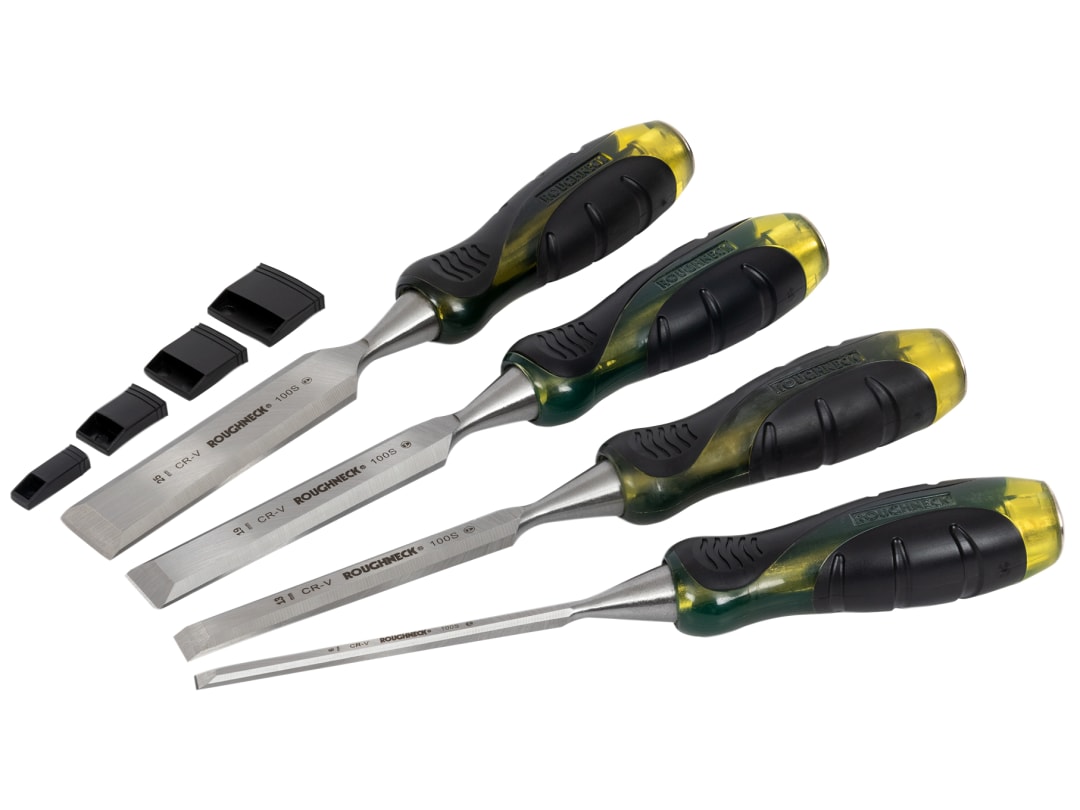 Roughneck Pro Series Bevel Edge Chisel Set, 4 Piece 30-154