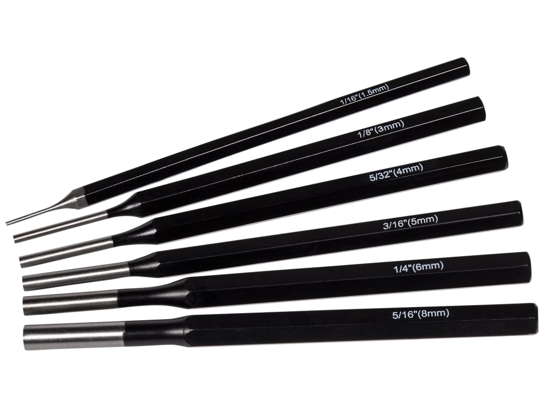 Roughneck Parallel Pin Punch Set, 6 Piece 31-178