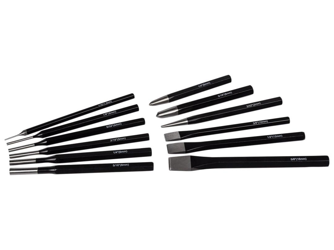 Roughneck Punch & Chisel Set, 12 Piece 31-180