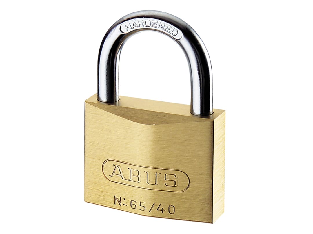 ABUS Mechanical 65/50mm Brass Padlock Master Keyed MK65501 10027481-01
