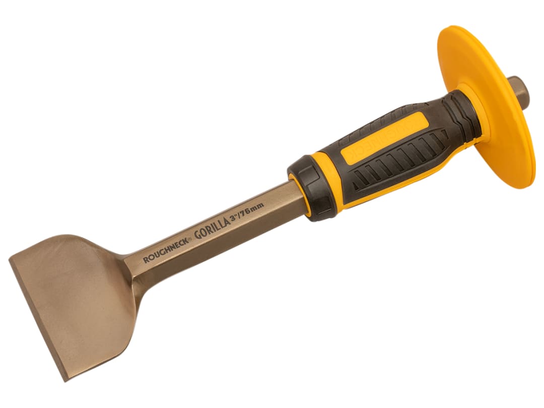 Roughneck GORILLA® Brick Bolster with Non-Slip Hand Guard 76 x 279mm (3 x 11in) 31-926