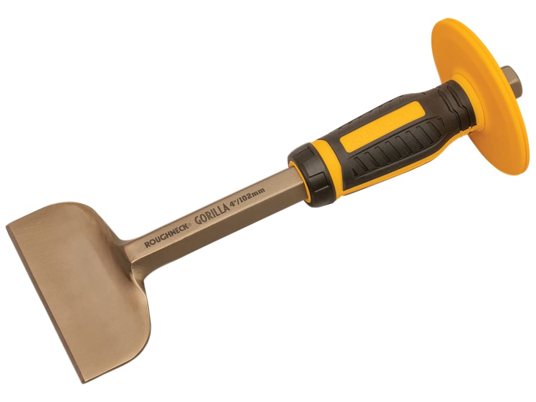 Roughneck GORILLA® Brick Bolster with Non-Slip Hand Guard 102 x 279mm (4 x 11in) 31-927